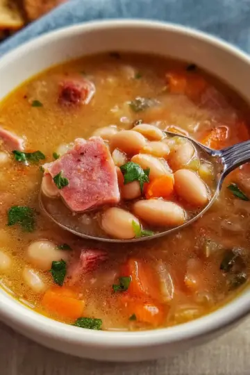 Basic Ham and Bean Soup