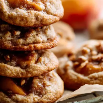 peach cobbler cookies