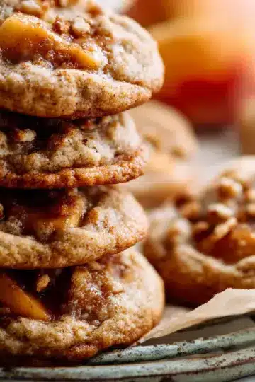 peach cobbler cookies