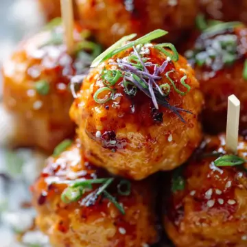 Firecracker Chicken Meatballs