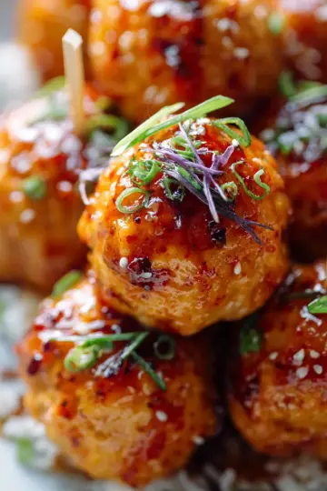 Firecracker Chicken Meatballs