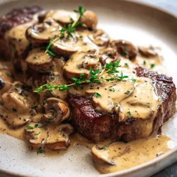 Mushroom Sauce for Steak