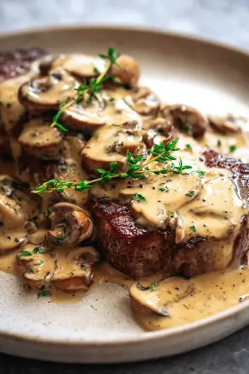 Mushroom Sauce for Steak