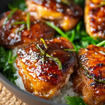 Honey Garlic Chicken Thighs