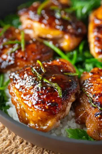 Honey Garlic Chicken Thighs