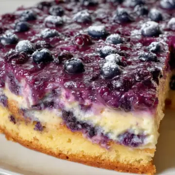 Nova Scotia Blueberry Cream Cake