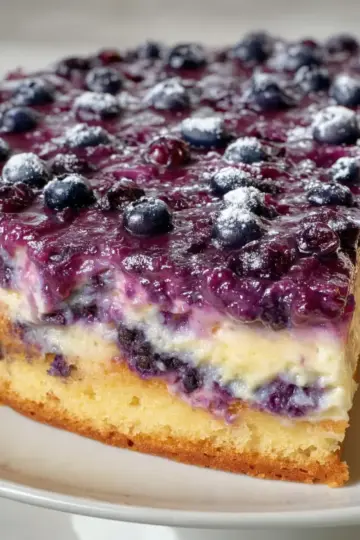 Nova Scotia Blueberry Cream Cake