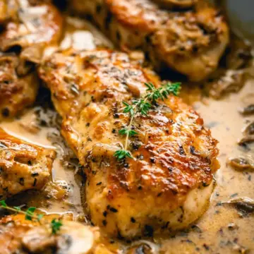 Chicken in White Wine Sauce