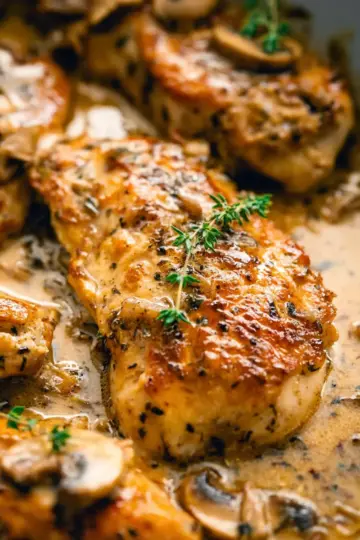 Chicken in White Wine Sauce