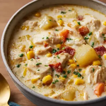 Easy Chicken and Corn Chowder
