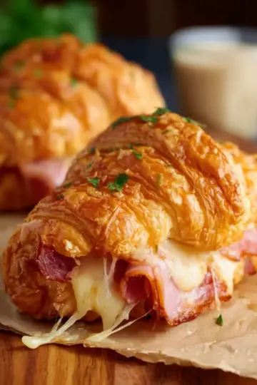 The Best Ham And Cheese Croissants