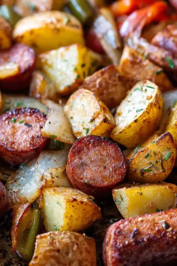 Oven-Roasted Sausage and Potatoes