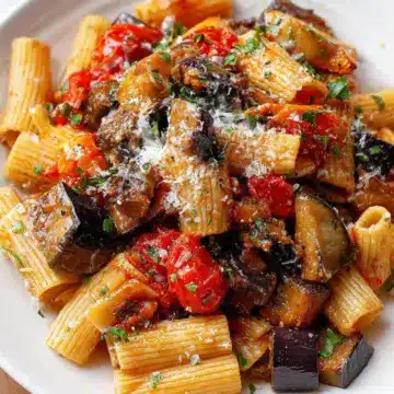 Roasted Eggplant Pasta