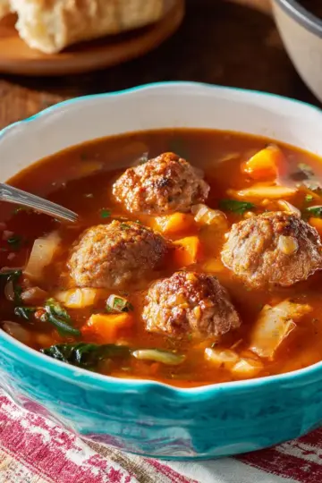 Italian Meatball Soup