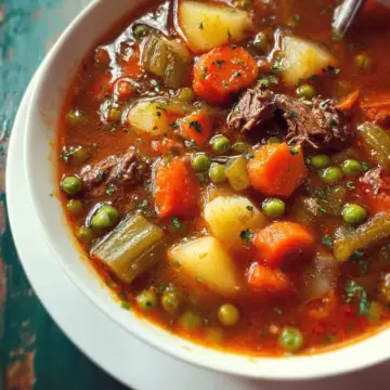 Old-Fashioned Vegetable Beef Soup