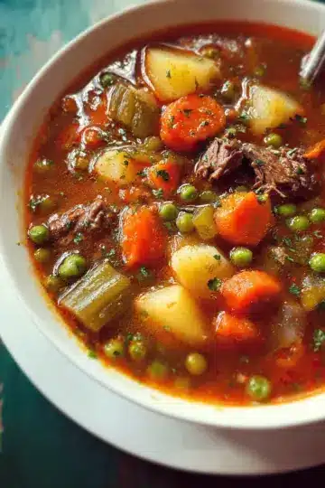 Old-Fashioned Vegetable Beef Soup