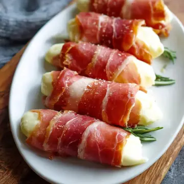 Prosciutto Wrapped Mozzarella