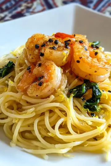 Last-Minute Lemon Shrimp Pasta