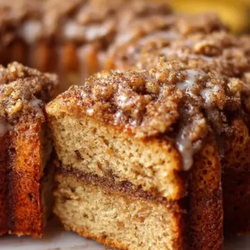 Brown Butter Banana Coffee Cake