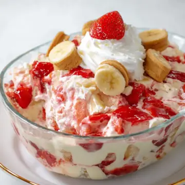 Strawberry Banana Pudding