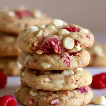White Chocolate Raspberry Cookies