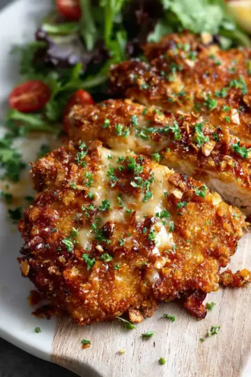 Pretzel Crusted Chicken