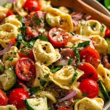 Easy Italian Tortellini Pasta Salad
