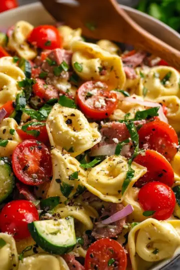 Easy Italian Tortellini Pasta Salad