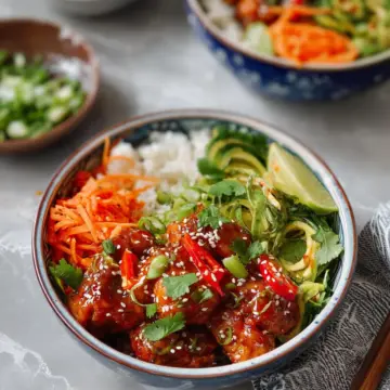 SWEET CHILLI CHICKEN BOWLS