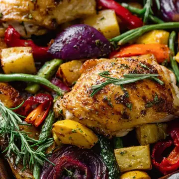 Sheet Pan Chicken With Roasted Vegetables