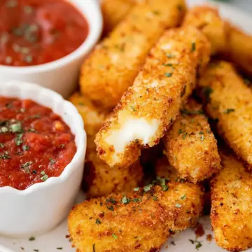 Homemade Mozzarella Sticks