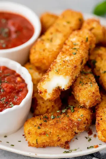 Homemade Mozzarella Sticks