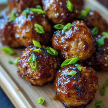 Asian Glazed Turkey Meatballs