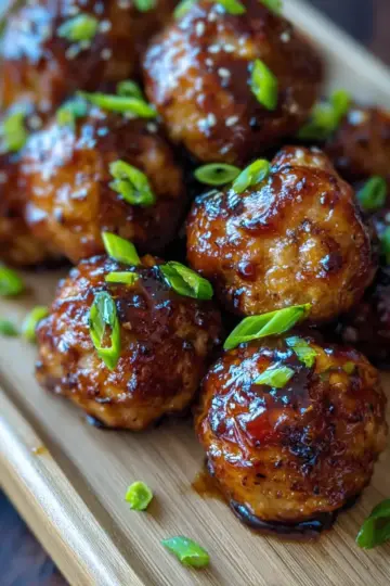 Asian Glazed Turkey Meatballs