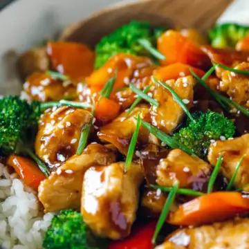 Honey Garlic Chicken Stir Fry