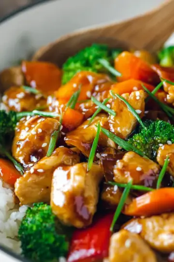 Honey Garlic Chicken Stir Fry
