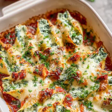 Spinach Ricotta Stuffed Shells