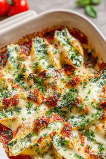 Spinach Ricotta Stuffed Shells
