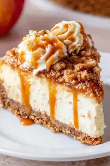 Apple Crisp Cheesecake