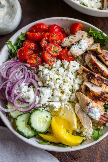 Greek Chicken Bowls