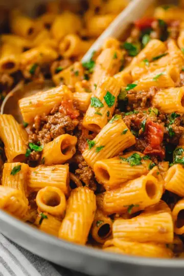 Rotel Pasta With Ground Beef