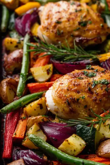 Sheet Pan Chicken With Roasted Vegetables
