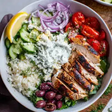 Greek Chicken Bowls