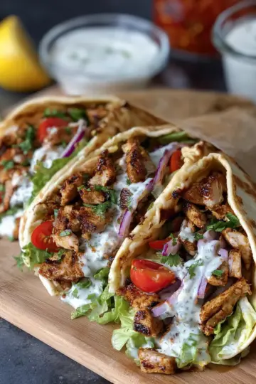 Chicken Shawarma with Garlic Sauce