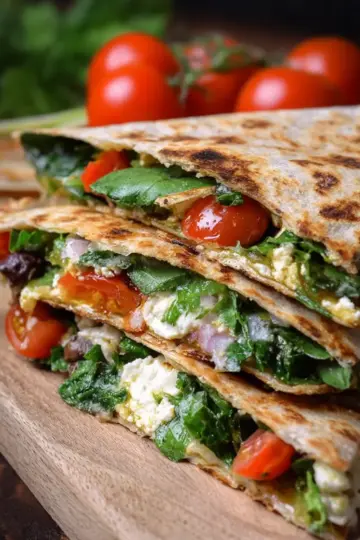 Mediterranean Quesadillas