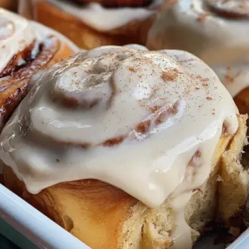 Banana Bread Cinnamon Rolls with Maple Cinnamon Cream Cheese Frosting