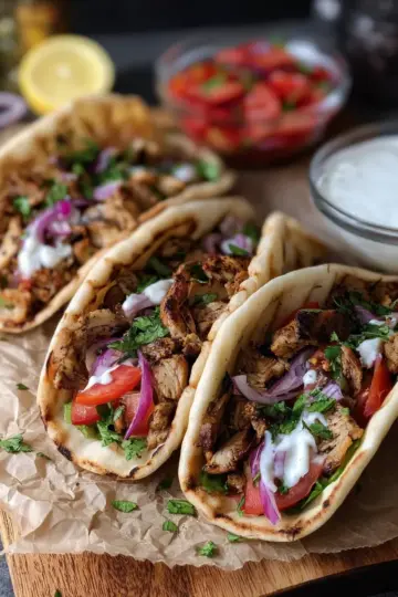 Chicken Shawarma with Garlic Sauce