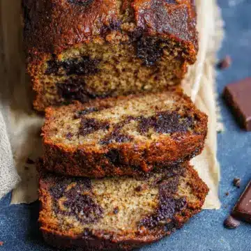 chocolate chunk espresso banana bread