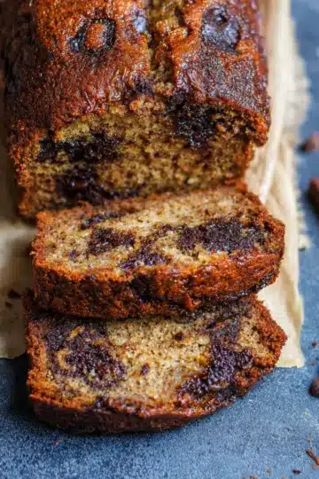chocolate chunk espresso banana bread