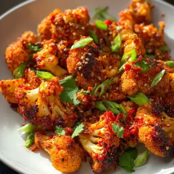 Air Fried Korean Cauliflower